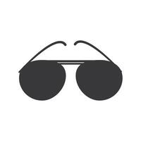 Sunglasses icon isolated on white background vector