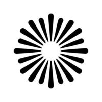 Sunburst icon illustration vector