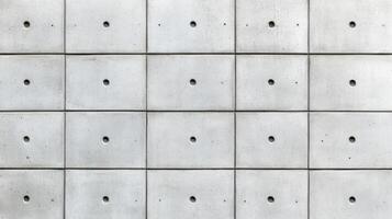 Angled shot of a plain concrete wall slightly textured surface with a uniform gray tone creating a minimalist and timeless background photo