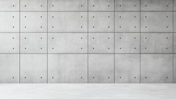 Diagonal view of a plain concrete wall surface smooth and evenly toned light gray texture ideal for minimalistic or industrial inspired layouts photo