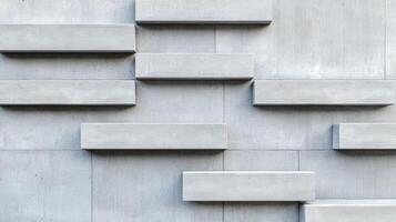 Diagonal view of a plain concrete wall surface smooth and evenly toned light gray texture ideal for minimalistic or industrial inspired layouts photo