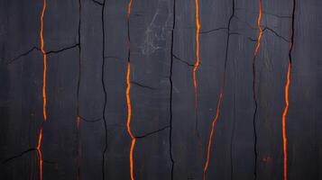 Grunge Halloween backdrop with worn black and orange texture cracked paint and ghostly spiderwebs subtly layered moody distressed atmosphere perfect for eerie designs photo