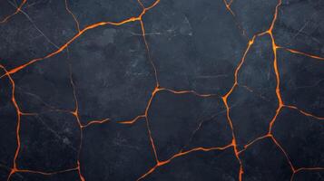 Grunge Halloween backdrop with worn black and orange texture cracked paint and ghostly spiderwebs subtly layered moody distressed atmosphere perfect for eerie designs photo