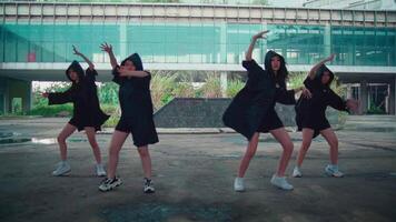 Synchronized Dance Performance in Urban Setting video