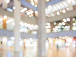 Abstract background of shopping mall, shallow DOF photo