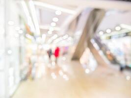 Abstract background of shopping mall, shallow DOF photo