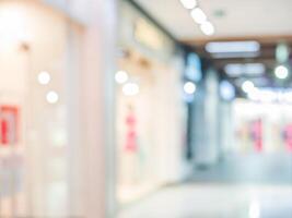 Abstract background of shopping mall, shallow DOF photo