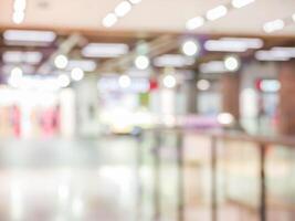 Abstract background of shopping mall, shallow DOF photo