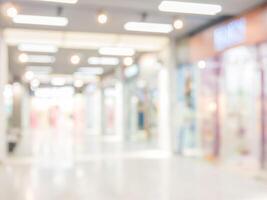 Abstract background of shopping mall, shallow DOF photo