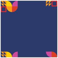 Abstract background with geometric shapes. Background illustration in Colorful pattern. Design element illustration background in square shape with geometric abstract theme vector