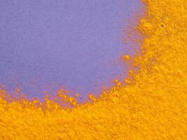 Turmeric Powder with copy space photo