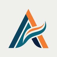 Letter A Professional logo for all kinds of business vector