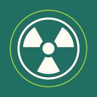Radiation trendy icon masterful abstract illustration colorful artwork beautiful design vector
