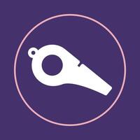 Whistle trendy icon true abstract illustration colorful artwork beautiful design vector