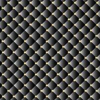 a black and gold checkered background pattern with squares vector