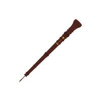 Illustration of isolated a clarinet on white background. classical flute. Wind music instruments concept vector