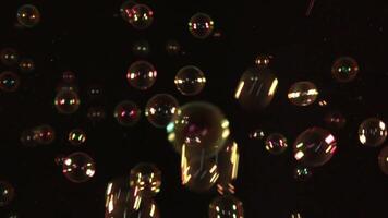 soap bubbles on black, soap bubbles effect overlay, soap bubbles background video