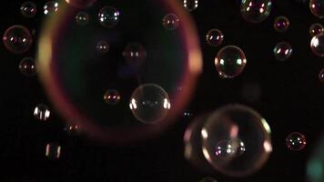 soap bubbles on black, soap bubbles effect overlay, soap bubbles background video