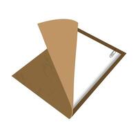 manila folder, documents in folder, paper case, office supplies, File Folder vector