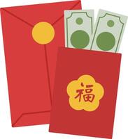red amplop hongbao chinese new year vector