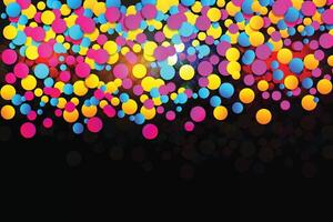 Colorful circle shape background design. Abstract circle ball wallpaper design. Modern bubbles background design. vector