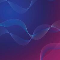 Wave date network background design with purple gradient color vector