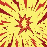 Explosion Abstract Background vector