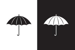 Umbrella Icon silhouette Illustration Design vector