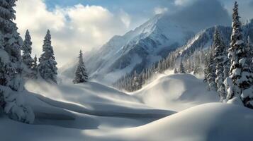 Blizzards, avalanches from mountains causing damage to homes photo