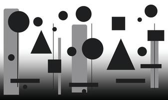Abstract Lines and Shapes Background vector