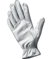 A glove with a white lining on a transparency background png