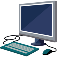Computer desktop with mouse and keyboard png