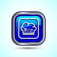 Chef Icon Button Design Illustration7 vector