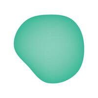 a green shape with a white background vector