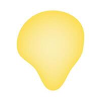 a yellow light fluid on a white background vector