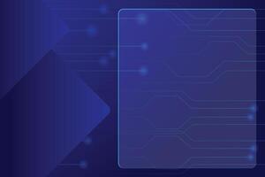 a blue background with a circuit board vector