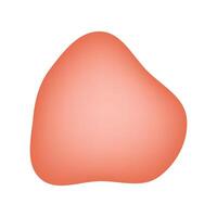 a red liquid shape with a white background vector