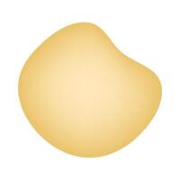 a light brown fluid shape on a white background vector