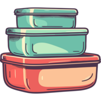 Stack of containers icon png