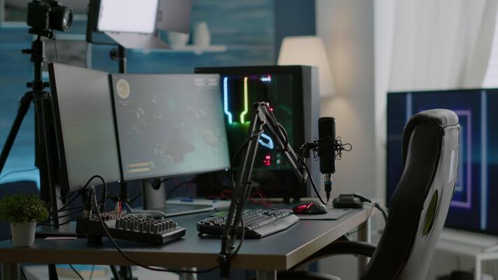 Live Stream Gaming Stock Video Footage for Free Download