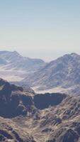A view of a mountain range from a plane video