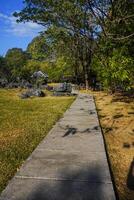 View of the rock garden at the Indonesian Leang-leang Tourism Park photo
