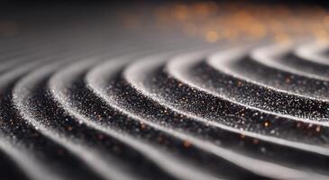 Rippling sand patterns created by gentle wind in a coastal area photo