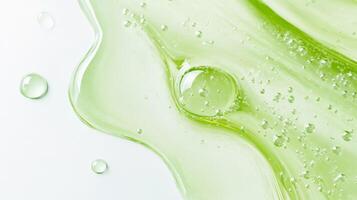 Discover the extraordinary purity of a green serum that highlights the use of natural ingredients, making it a perfect choice for promoting overall health and wellness in your skincare routine photo