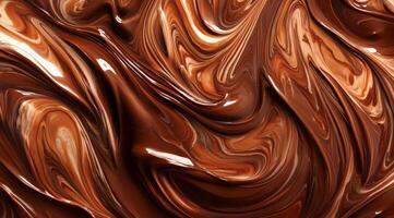 Imagine the rich texture of melted chocolate, creating mesmerizing patterns that evoke indulgence and sweetness, enhancing desserts and inspiring culinary creativity with every bite photo