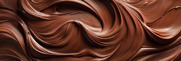Enjoy the rich, creamy texture of melted chocolate, perfect for decadent desserts and exquisite culinary art that impresses with enticing visual presentations. Its a delightful addition photo