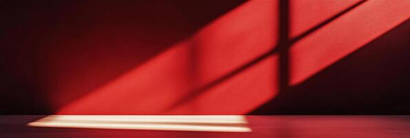 The dynamic interplay of light and shadows works together, creating a captivating and abstract red composition photo