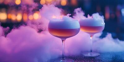 Explore the exciting world of liquid nitrogen cocktails, known for their foggy effects and vibrant colors, perfect for unforgettable gatherings and celebrations that will be remembered photo