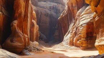 Explore the stunning landscapes of Wadi Disah in Tabuk, Saudi Arabia, known for its dramatic rock formations and vibrant colors, making it a mustvisit for nature lovers and adventurers photo