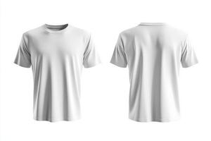 This stylish oversized white tshirt mockup beautifully showcases both the front and back views, making it a perfect choice for displaying various designs and brands creatively and effectively photo